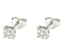 Pendientes Promesse Mujer in Oro blanco Diamante ORDISCO3
